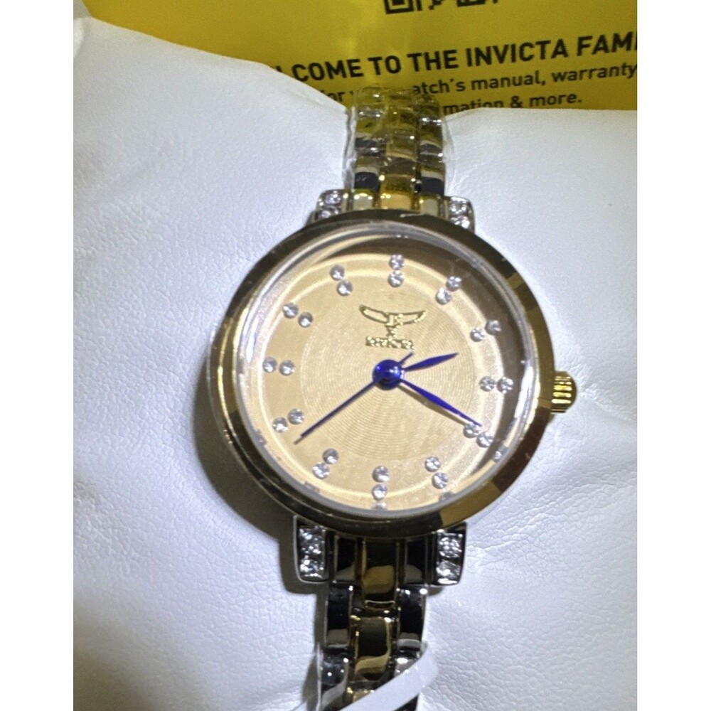 Invicta Angel I by Invicta Women's Watch - 25mm, Gold, Steel (69068) gem markers